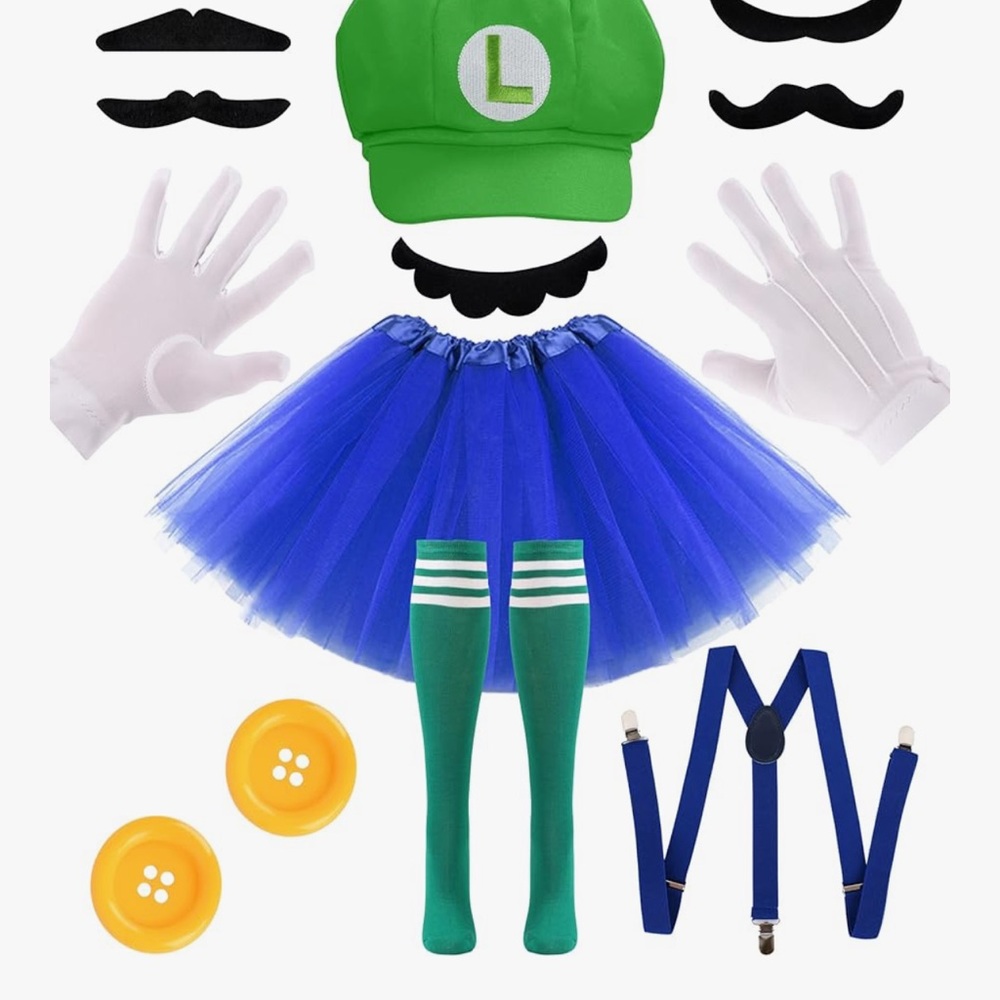 Luigi Costume Set